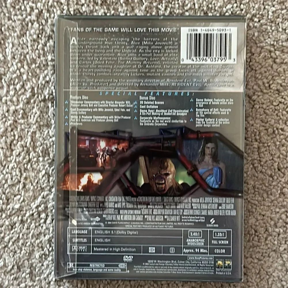Resident Evil: Apolcalypse DVD! - Picture 2 of 5